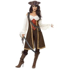 Déguisement Pirate Marron Femme - Taille: Xl