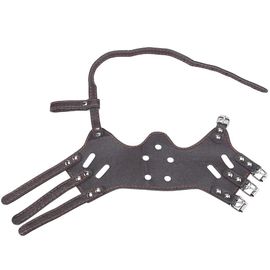 Chien Pet Chiot Muselière Anti Morsure Arrêter Mâcher Aboiement Contrôle Entraînement Masque Bouche Noir Xl