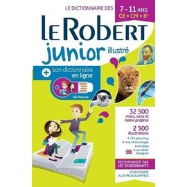 Le Robert Junior Illustré Et Son Dictionnaire En Ligne (1 Clé Usb)