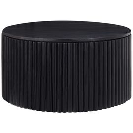 Table Basse Avec Rangement En Bois De Manguier Noir Kirkwood