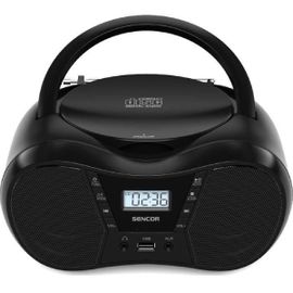 Boombox avec CD. BT. MP3. USB. AUX et radio FM - Sencor - SPT 2300 BK