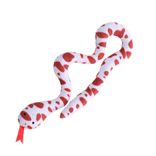 Chat En Peluche Serpent Jouet Herbe À Chat Intégrée Résistant Aux Morsures De Chat Jouet De Nettoyage Des Dents De Chat Brun