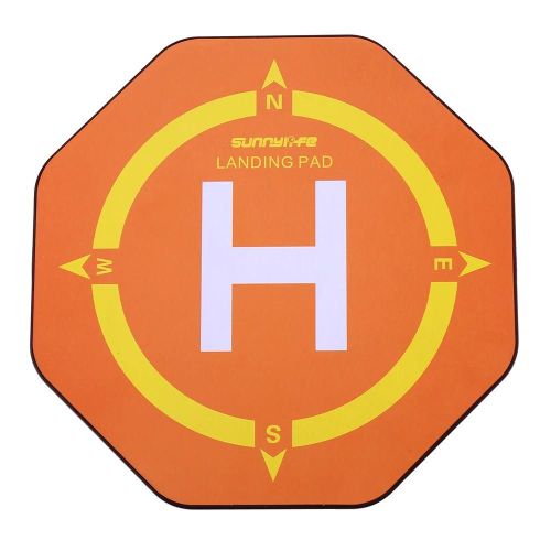 Palm Mini Parking Tablier Imperméable Drone Terrain D'atterrissage Pour Dji Spark Quadcopter Orange-Générique