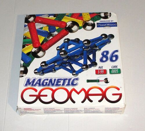 Magnetic Geomag Jeu De Construction Magnetique 86 Pieces Plastwood