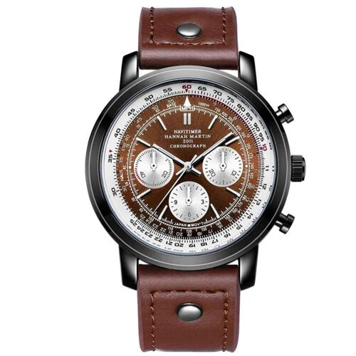 Hannah Martin Mode Hommes Horloge Étanche Montre Casual Montre-Bracelet (2001kk)