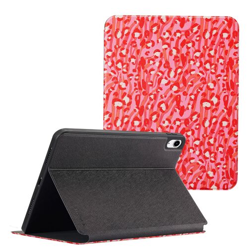 Selencia Coque tablette Vivid iPad 11 (2025) 11 pouces A16 / iPad 10 (2022) 10.9 pouces Wild Spots Lipstick
