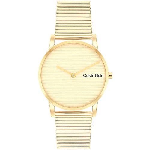 Calvin Klein - Montre Femme Timeless Doré 25100035 - Jaune
