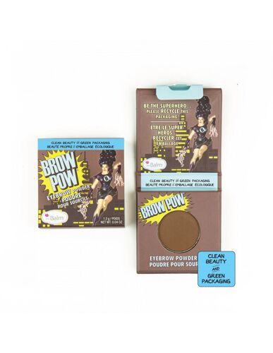 Thebalm Brow Pow Poudre À Sourcils Light Brown 1.2g 