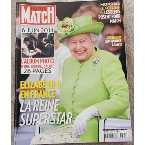 Paris Match Juin 2014. Élisabeth Superstar
