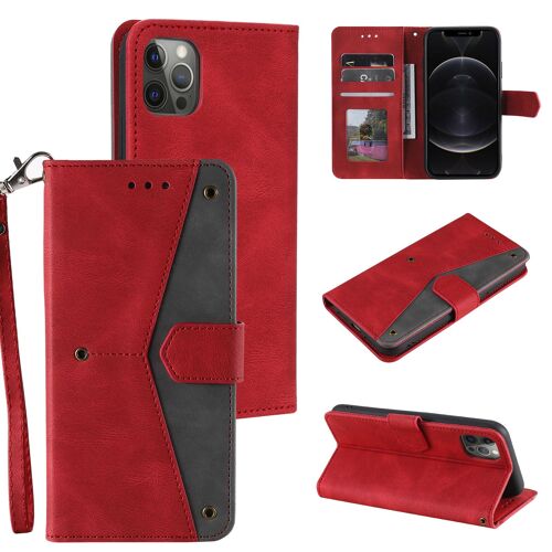 Étui Portefeuille Pour Samsung Galaxy A25 (5g) Pochette Coque De Téléphone Rouge