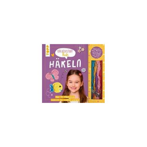 Kreativstart Kids Häkeln. Anleitungsbuch Und Material