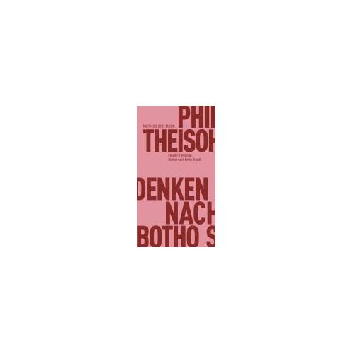 Denken Nach Botho Strauß