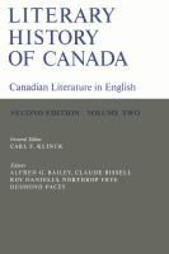 Literary History Of Canada