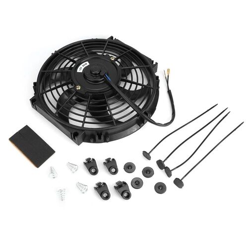 Radiateur électrique 10in ventilateur mince Push/Pull 12V avec accessoires d'installation