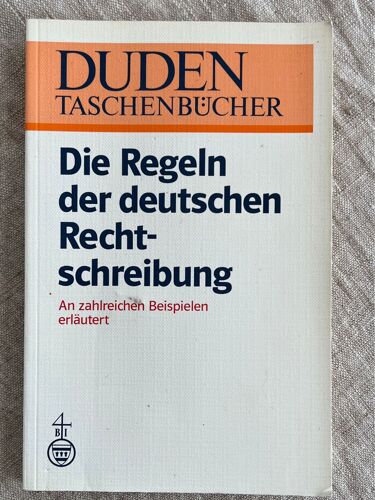 Wolfgang Mentrup .Die Regeln Der Deutschen Rechtschreibung .2.,Neu Bearbeitete Und Erweiterte Auflage .Dudem Verlag 1981 Zurich .