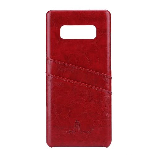 Coque arrière de téléphone portable de téléphone portable de téléphone portable multifonction pour Samsung Galaxy Note8 (rouge)