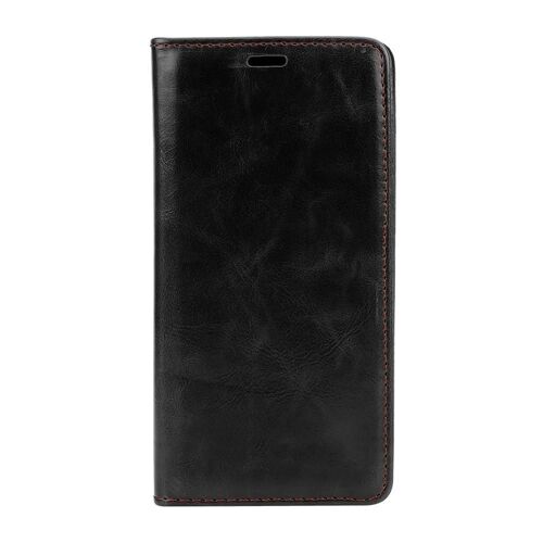 Porte-carte de luxe Portefeuille Filp PU Leatherr Housse de téléphone pour iPhone X (Noir)