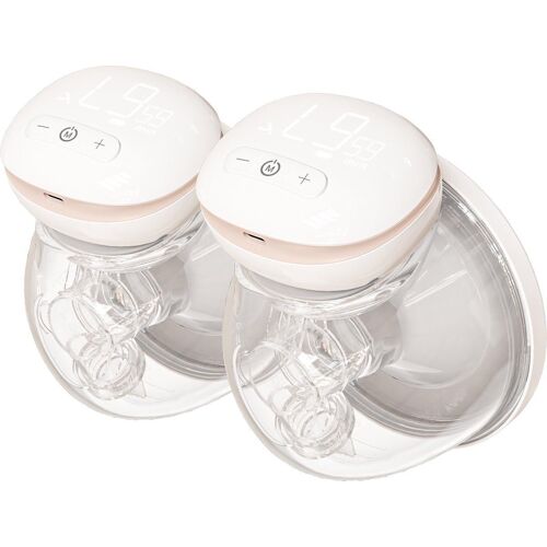 Youha® - The Ins Next - Double Tire-Lait Sans Fil - Électrique Portable - Sans Bpa - Mains Libres - Allaitement - 2x 240ml Tasses Pour Lait Maternel - Écran Led - Taille : 24mm