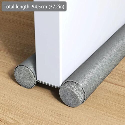Porte Tire Arrêt Porte Polyvalente Bottoom Bande D'étanchéité Réutilisable Réduction du Bruit Bouchon Installation Facile Gris