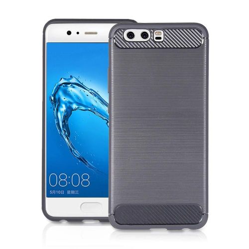Coque De Protection En Tpu Fibre De Carbone Drop Potection Coque De Téléphone Pour Huawei P10 (Noir)