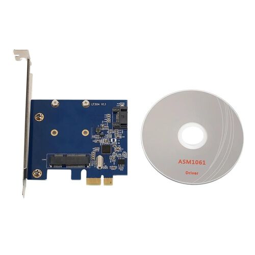 Adaptateur de carte contrôleur PCI-E vers MSATA SATA 3.0 6 Gbit/s III haute vitesse