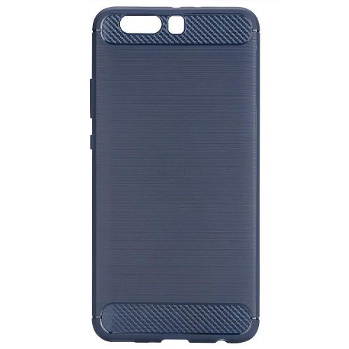 Coque De Téléphone En Silicone Brossé En Tpu Souple Pour Huawei P10 Plus Bleu