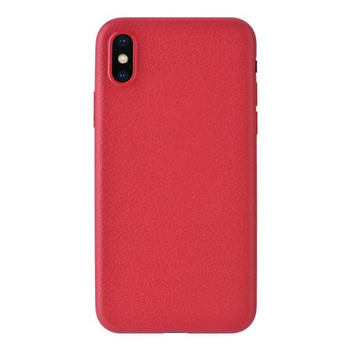 Coque de téléphone ultra-mince souple anti-dérapant coque de protection pour iPhone x rouge