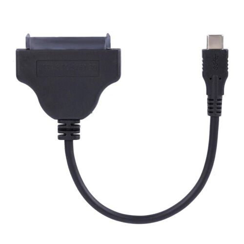 USB 3.0 Type-C vers SATA 2.5 7 + 15 broches Connecteur d'adaptateur de câble de disque dur pour ordinateur portable