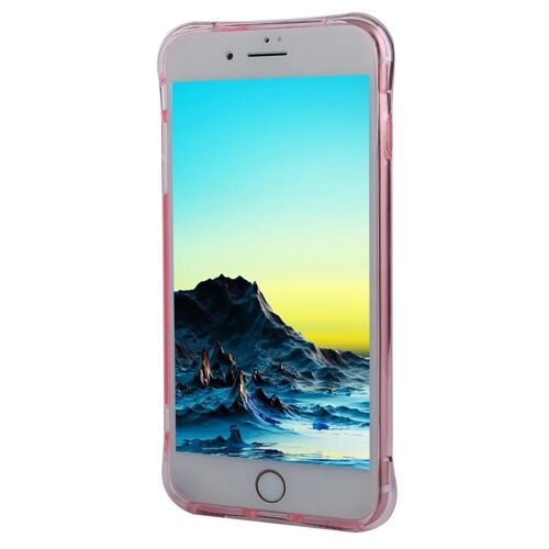 Protection À 360 Degrés Led Flash Light Calling Avis Housse De Téléphone Pour Iphone 7plus Rose