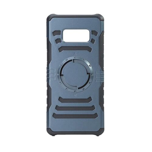 Téléphone Pc + Tpu Étui De Protection Coque Avec Fer Intégré Pour Samsung S8 Marine