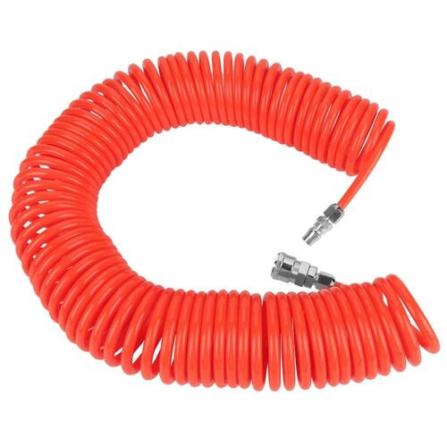 Tuyau d'air de recul en PU flexible de 8 mm * 5 mm avec joints pour pompe de compresseur d'air 12m rouge