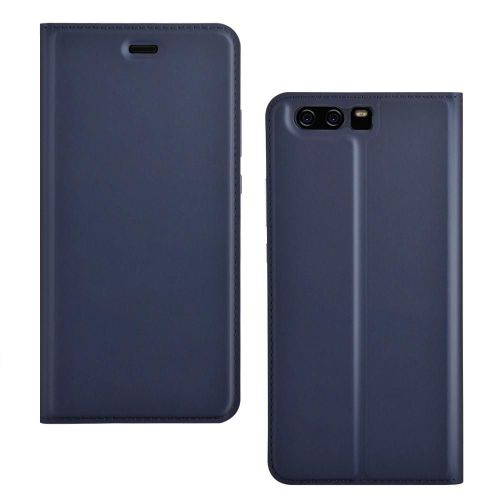 Slim Titulaire De Carte De Crédit Emplacement Housse De Protection Coque De Téléphone Pour Huawei P10 Plus Bleu