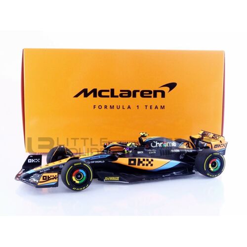 Minichamps 1/18 - Mclaren Mcl60 - 2nd Hungary Gp 2023 (L. Norris) 537233004-Minichamps