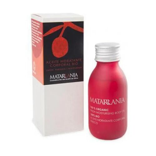 Huile Corporelle Biologique - Matarrania - 100 Ml - Peaux Sensibles - Parfum Patchouli - Vitamine E 
