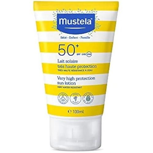 Lait Solaire - Mustela - Spf50+ - 100 Ml - Hypoallergénique - Protection Bébé