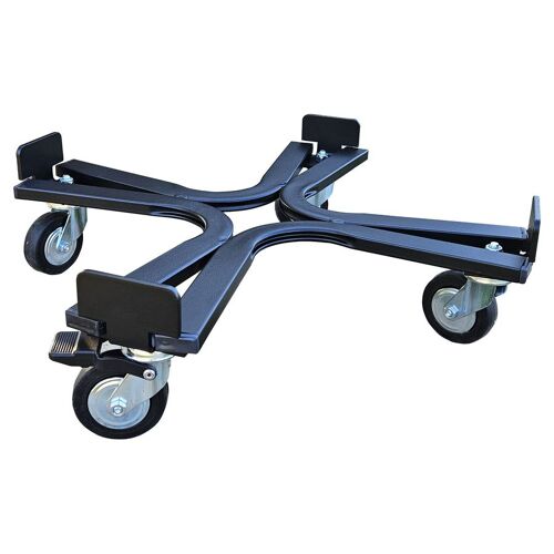 Chariot à casseroles lourd, Ø 55 cm, noir