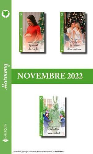 Pack Mensuel Harmony - 3 Romans (Novembre 2022)