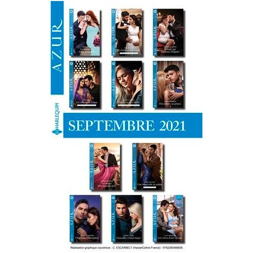 Pack Mensuel Azur: 11 Romans + 1 Gratuit (Septembre 2021)