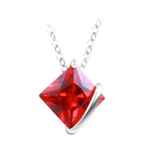 Romad Western Style Lady Chaîne Collier Verre Pierre Décoration Pendentif Pour Mariage