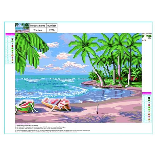 Bricolage Strass Broderie Point De Croix Diamant Peinture Art Artisanat Maison Décoration Murale