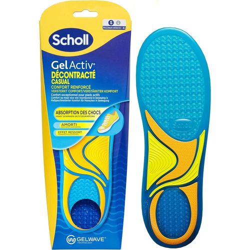 Scholl Semelles Gelactiv Femmes Décontractée Quotidien Confort S - T1 35,5 À 40,5 