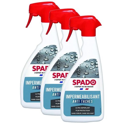 Spado Lot de 3 flacons 500 ml imperméabilisant anti taches