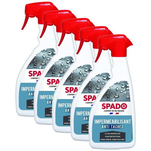 Spado Lot de 5 flacons 500 ml imperméabilisant anti taches