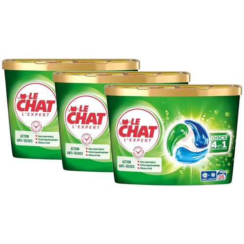 LE CHAT Lot de 3 Discs L'Expert x25