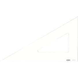 Minerva Equerre 60° Bord Droit 45cm Transparent Qualité Optique Transparent
