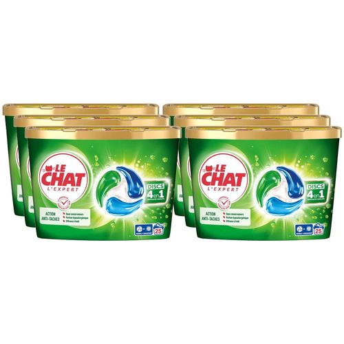 LE CHAT Lot de 6 Discs L'Expert x25