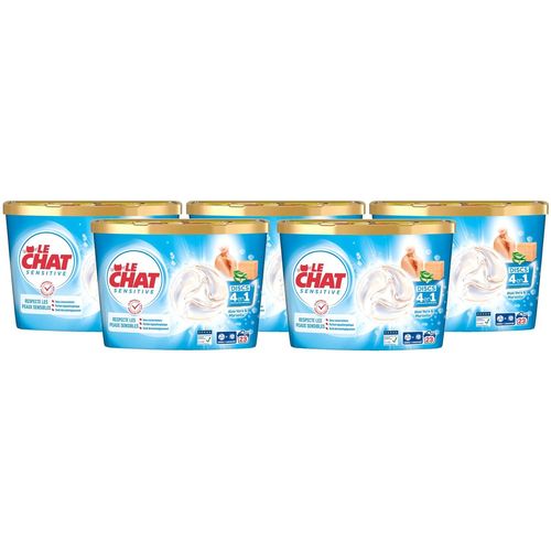 LE CHAT Lot de 5 Discs Savon de Marseille Aloe Vera x23