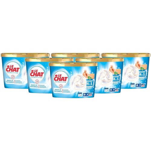 LE CHAT Lot de 6 Discs Savon de Marseille Aloe Vera x23