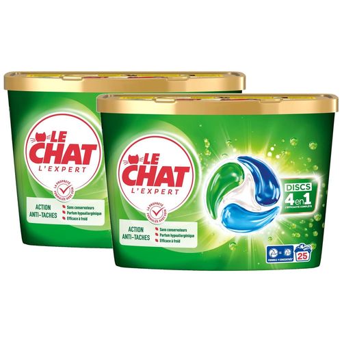 LE CHAT Lot de 2 Discs L'Expert x25