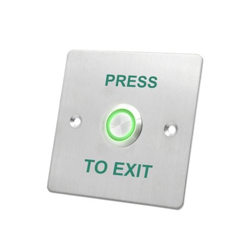 Panneau métallique en acier inoxydable S88622L avec interrupteur de contrôle d'accès étanche et léger